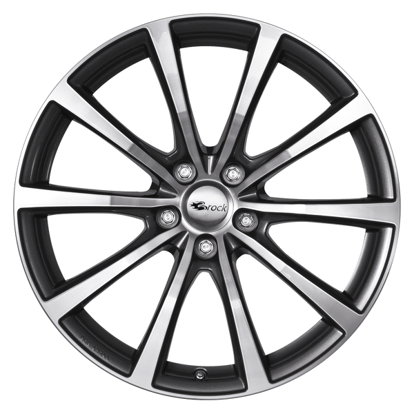 Brock B32 Himalaya Grey Vollpoliert Alufelge 20 Zoll ET41 5x112 ML57,1 Image