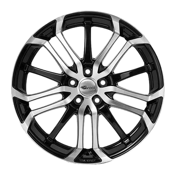 Brock B26 Schwarz Glanz Vollpoliert Alufelge 19 Zoll ET35 5x120 ML72,6 Image