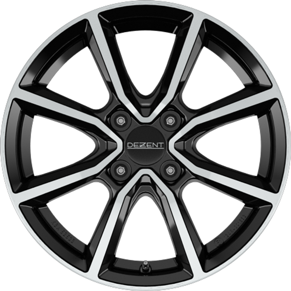Dezent TN Black Polished Alufelge 18 Zoll ET45 4x100 ML60,1 Image