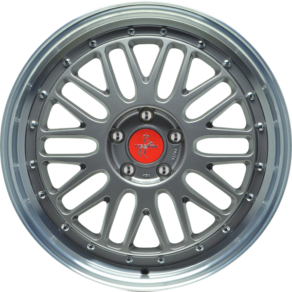 Keskin KT22 Retro Titan Grey Lip Polish Alufelge 20 Zoll ET30 5x112 ML72,6 Image
