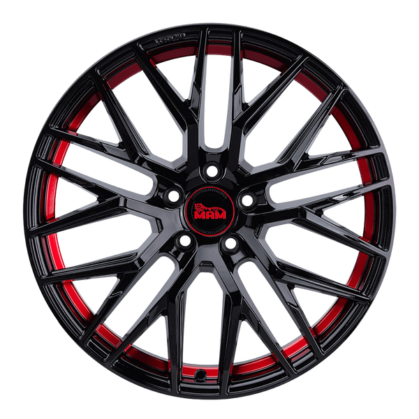 MAM RS4 Black Painted Red Inside Alufelge 20 Zoll ET35 5x120 ML72,6 Image