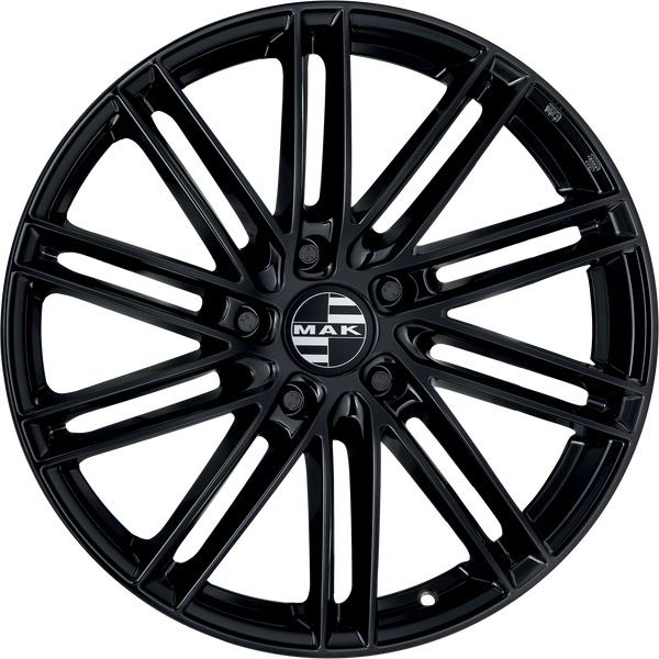 MAK Leipzig Gloss Black Alufelge 22 Zoll ET55 5x130 ML71,6 Image