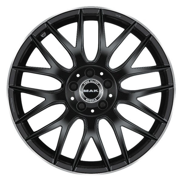 MAK Arrow Gloss Black Mirror Ring Alufelge 18 Zoll ET42 5x112 ML66,6 Image