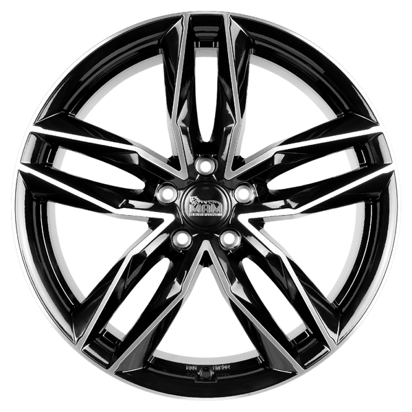 MAM RS3 Black Front Polish Alufelge 19 Zoll ET45 5x112 ML66,6 Image