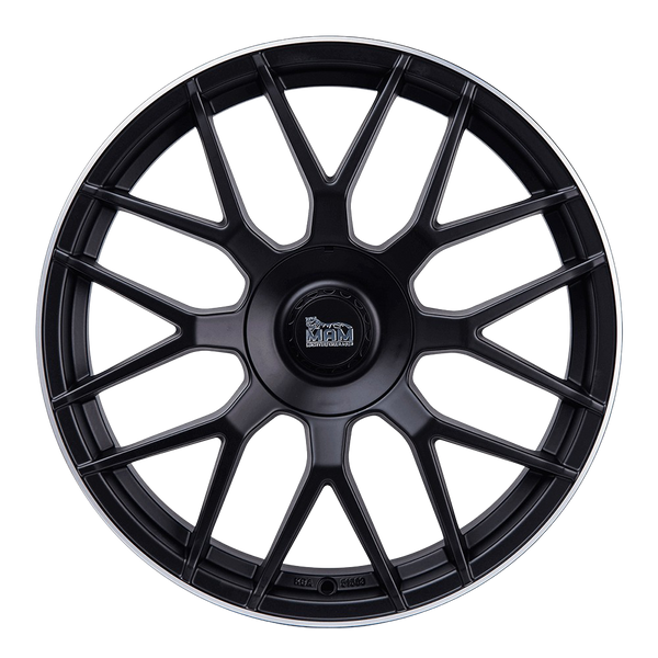 MAM GT1 Matt Black Lip Polish Alufelge 19 Zoll ET45 5x100 ML66,6 Image