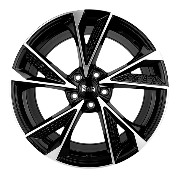MAM RS6 Black Front Polish Alufelge 20 Zoll ET30 5x112 ML66,6 Image