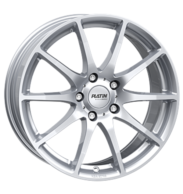 Platin P113 Silver Alufelge 17 Zoll ET45 5x114,3 ML72,6 Image