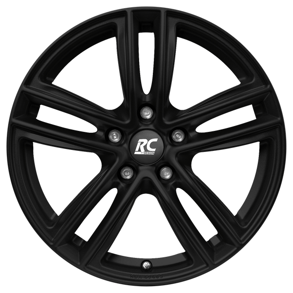 RC-Design RC27 Schwarz Klar Matt Alufelge 17 Zoll ET43 5x112 ML57,1 Image