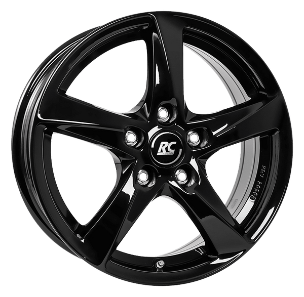 RC-Design RC30 Schwarz Glanz Alufelge 16 Zoll ET37 4x100 ML60,1 Image