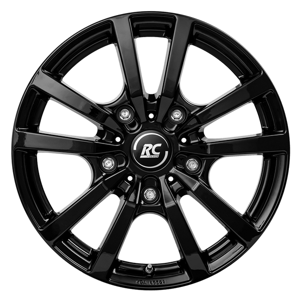 RC-Design RC25T Schwarz Glanz Alufelge 17 Zoll ET51 5x112 ML66,6 Image