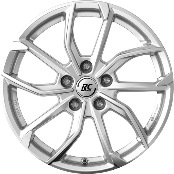 RC-Design RC34 Kristallsilber Alufelge 16 Zoll ET50 5x100 ML54,1 Image