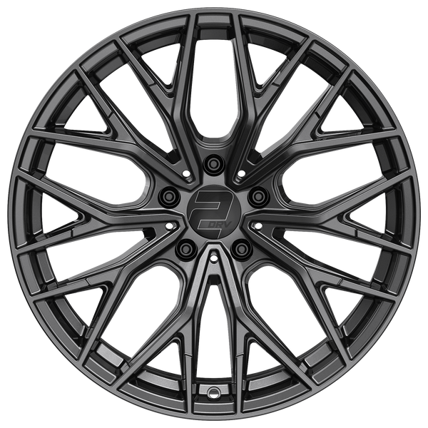 2DRV WH37 Dark Gunmetal Lackiert Alufelge 18 Zoll ET48 5x112 ML66,6 Image