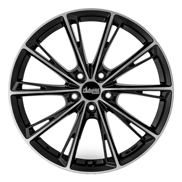 OXXO Predator Black Polished Alufelge 17 Zoll ET40 5x100 ML63,4 Image