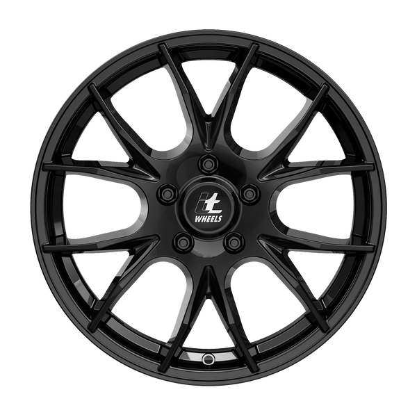 itWheels Kira Gloss Black Alufelge 18 Zoll ET48 5x108 ML63,4 Image