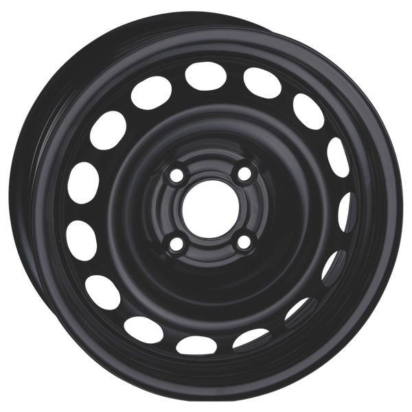 MW Stahl Schwarz Stahlfelge 16 Zoll ET38 4x108 ML65 Image