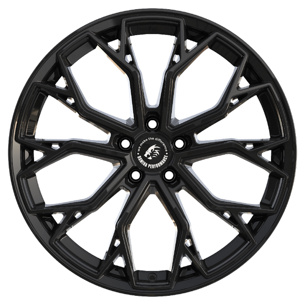 Damina Performance DM18 Black Painted Alufelge 19 Zoll ET35 5x112 ML66,6 Image