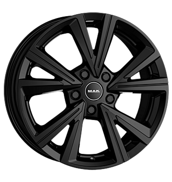 MAK Qvarz Gloss Black Alufelge 18 Zoll ET50 5x112 ML57,1 Image